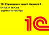1С:Управление нашей фирмой (Базовая, Электронная поставка, 2900001705226)